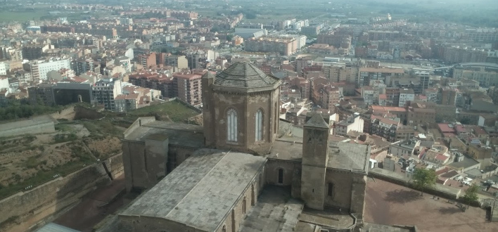 Lleida vista des de la torre de la Seu Vella