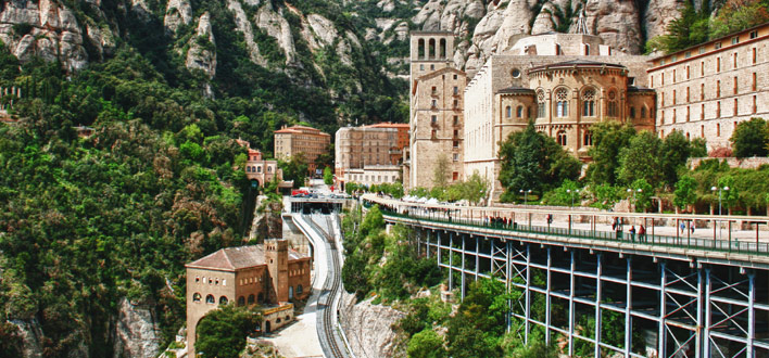 El cremallera de Montserrat es la atracción